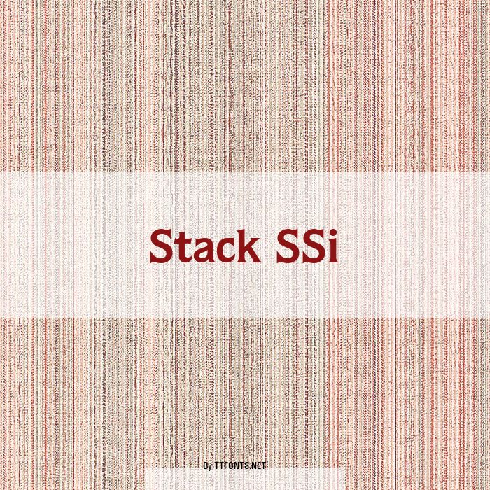 Stack SSi example